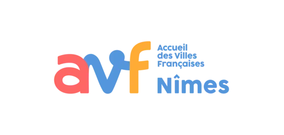 AVF Nîmes — Accueil des Villes Françaises Vivre à Nîmes — logo AVF Accueil des Villes Françaises Nîmes